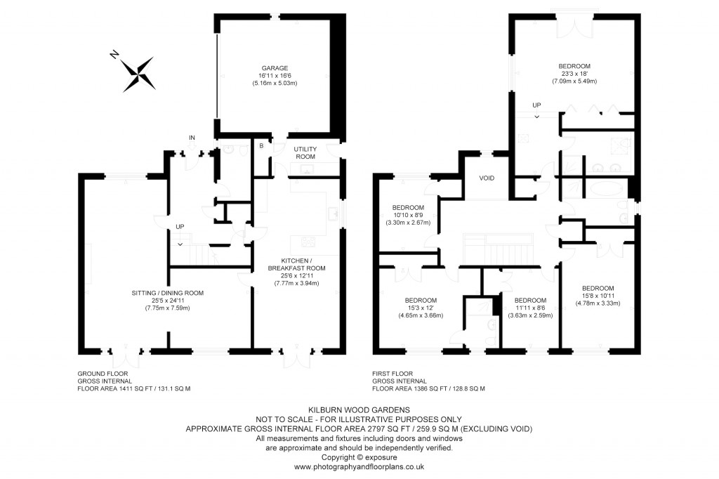 Floorplans For Kilburn Wood Gardens, Roslin, Midlothian