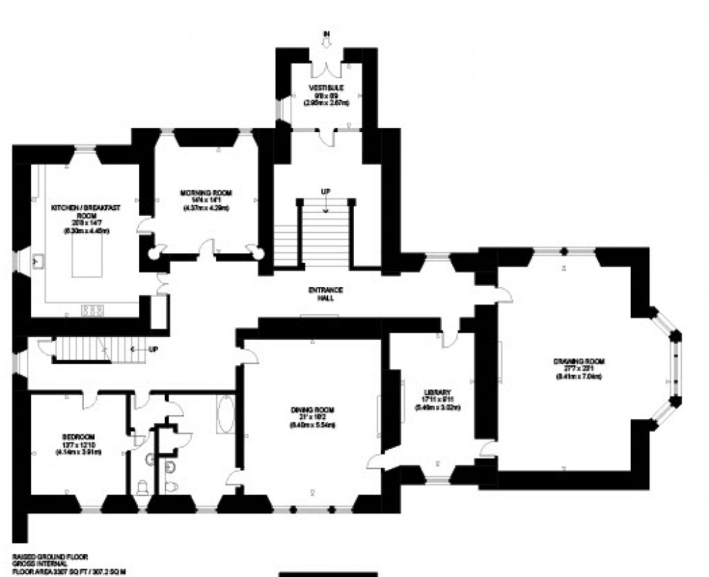 Floorplans For Tealing House, Tealing, Dundee, Angus