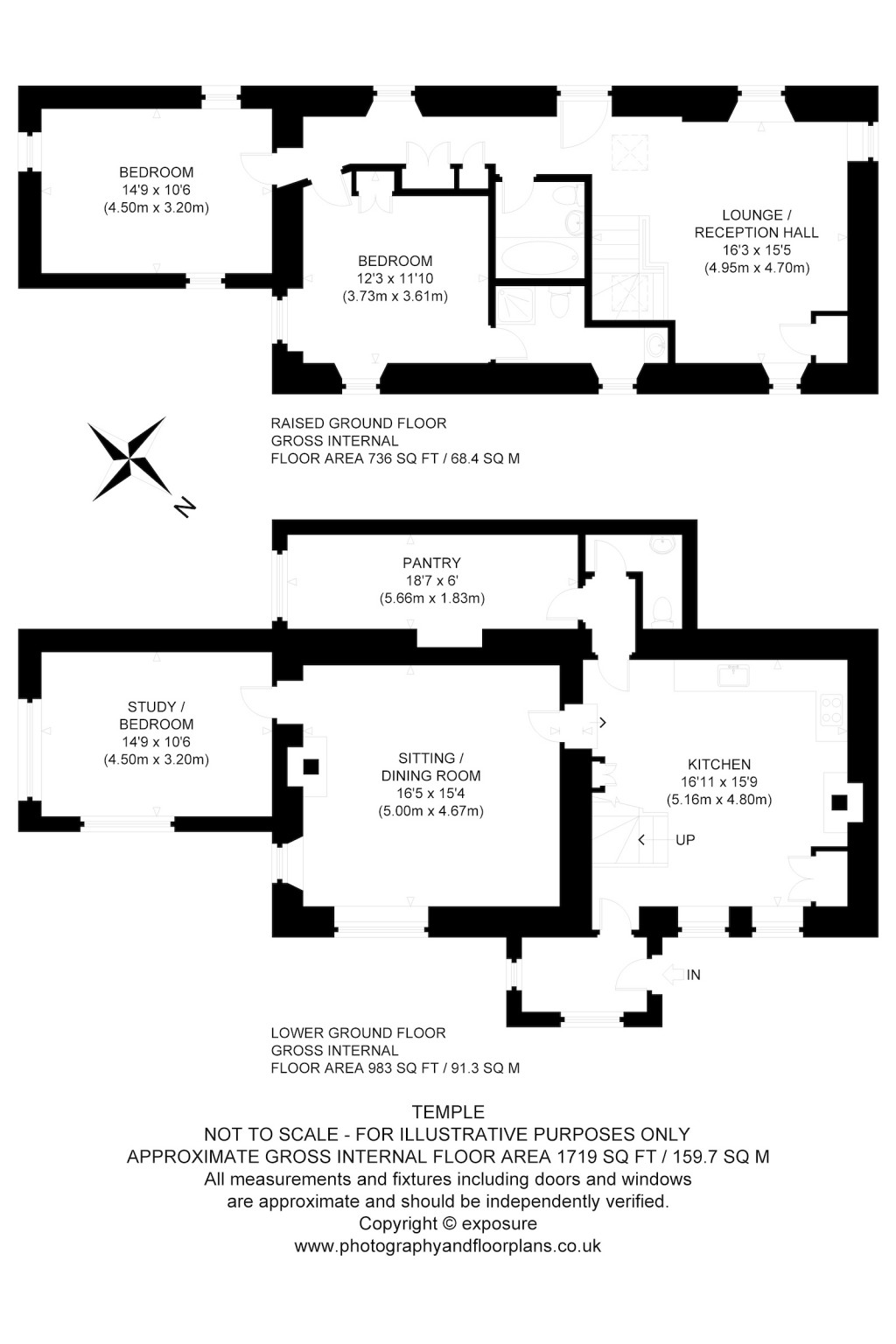 Floorplans For 1 Temple, Gorebridge, Midlothian