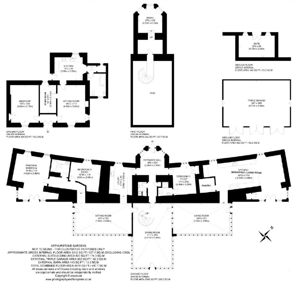 Floorplans For 1 Arthurstone Gardens, Meigle, Blairgowrie