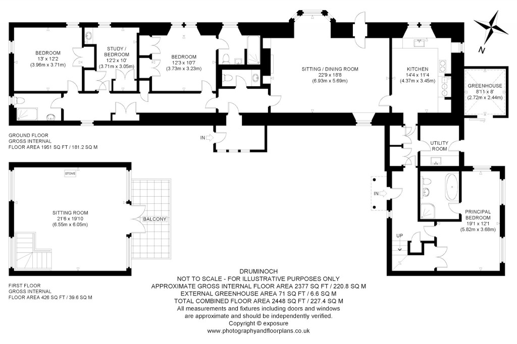 Floorplans For Druminoch, Kingoldrum, Kirriemuir, Angus