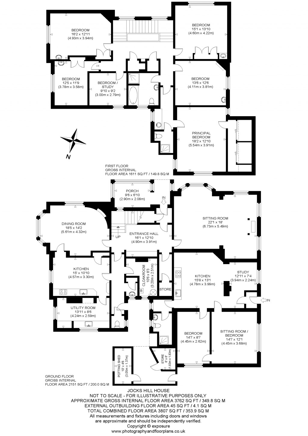 Floorplans For Jocks Hill House, Philip Avenue, Linlithgow, West Lothian