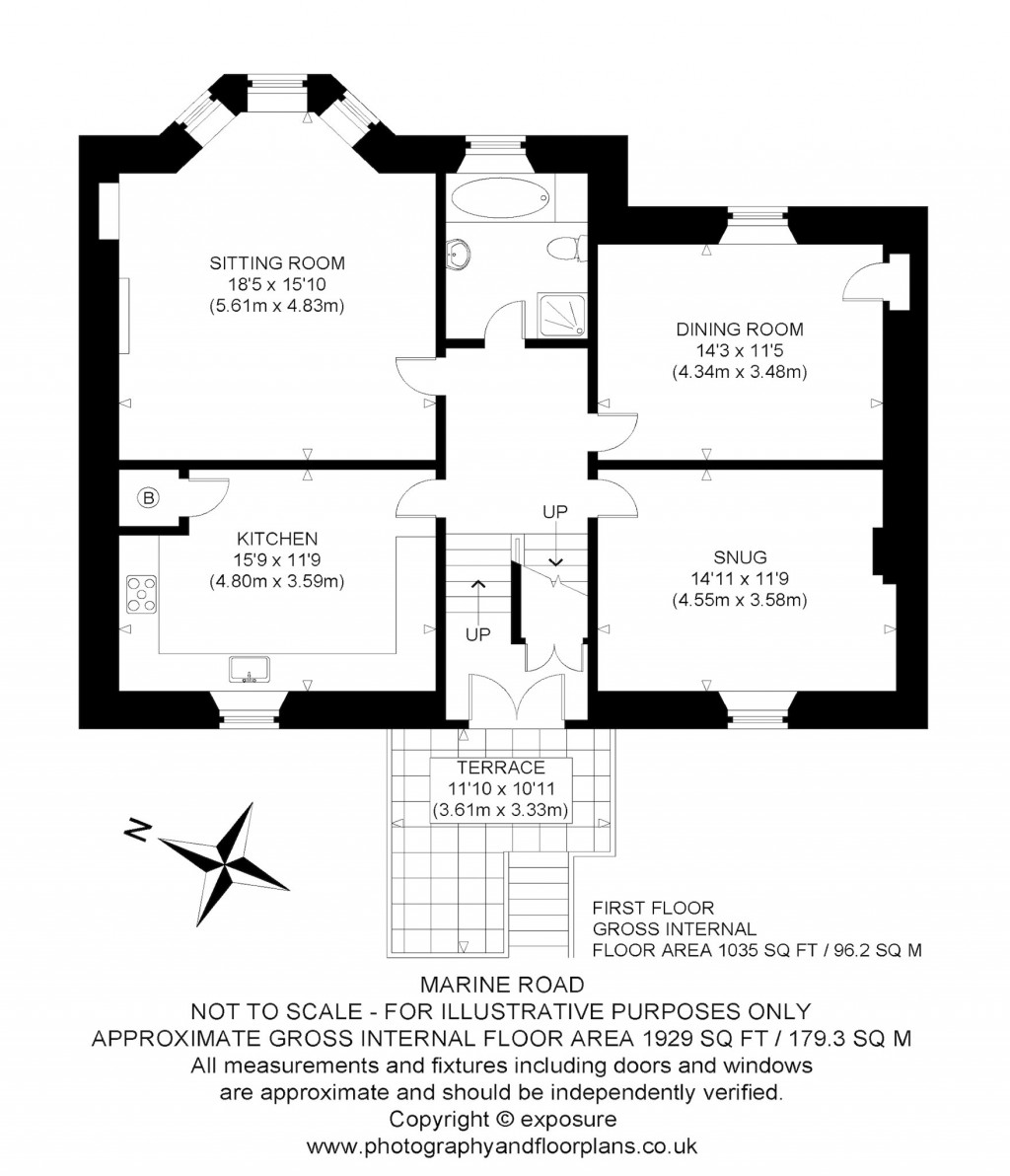 Floorplans For Marine Road, Dunbar, East Lothian