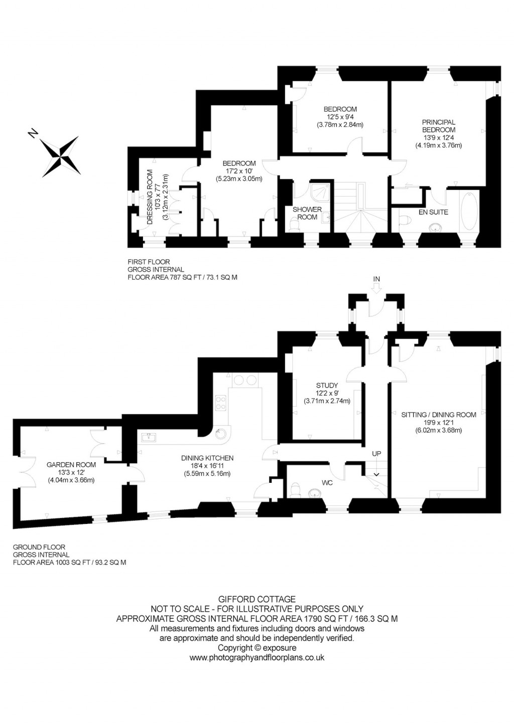 Floorplans For Gifford Cottage, Main Street, Gifford, Haddington