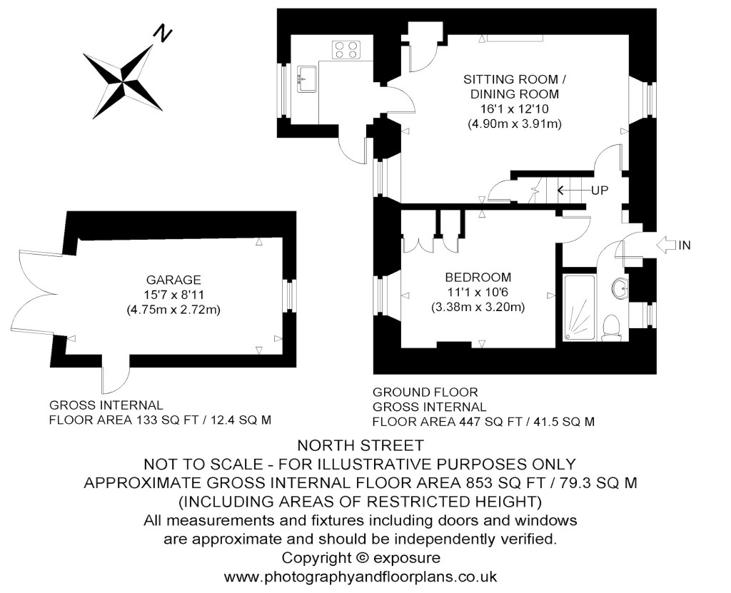 Floorplans For North Street, Belhaven, Dunbar, East Lothian