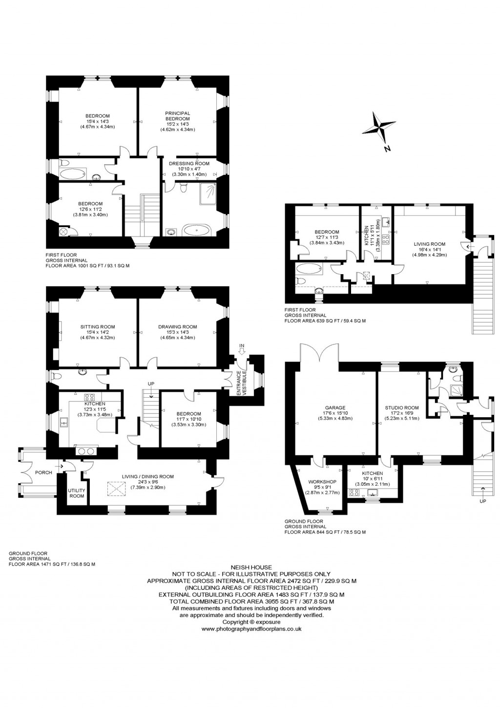 Floorplans For Neish House, Neish House, St. Fillans, Crieff, Perthshire