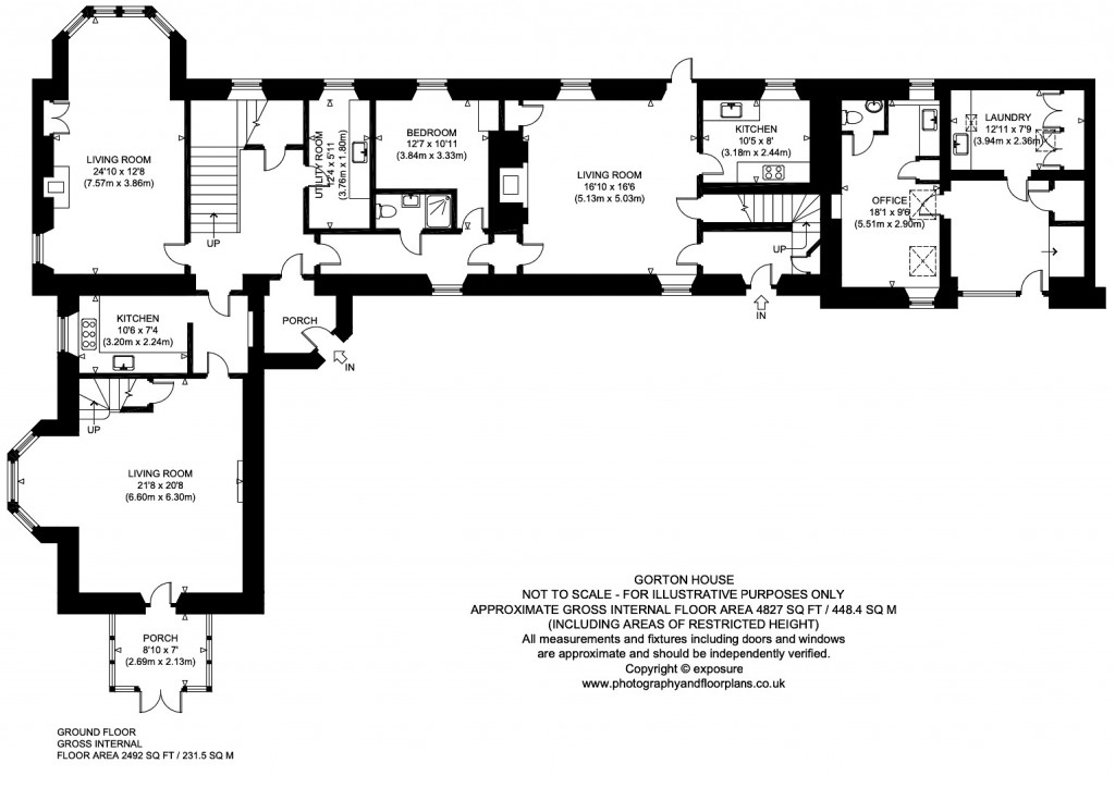 Floorplans For Lot 1 - Gorton House, Gorton House, Lasswade, Midlothian