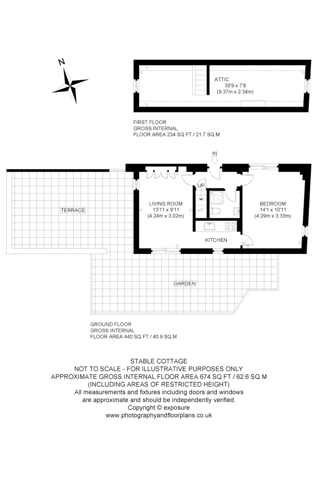 Floorplans For Lot 2 - Gorton Cottage, Gorton Cottage & Stable Cottage, Lasswade, Midlothian