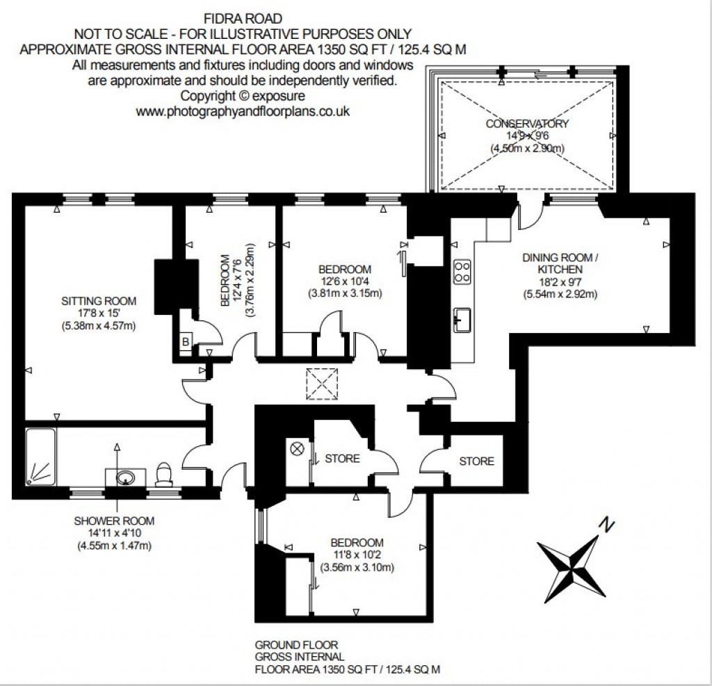 Floorplans For Fidra Road, North Berwick, East Lothian