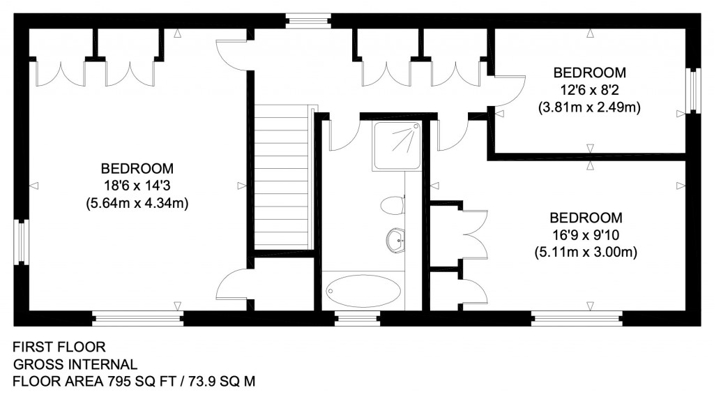 Floorplans For Caverton, 3 South Street, Dunbar, East Lothian