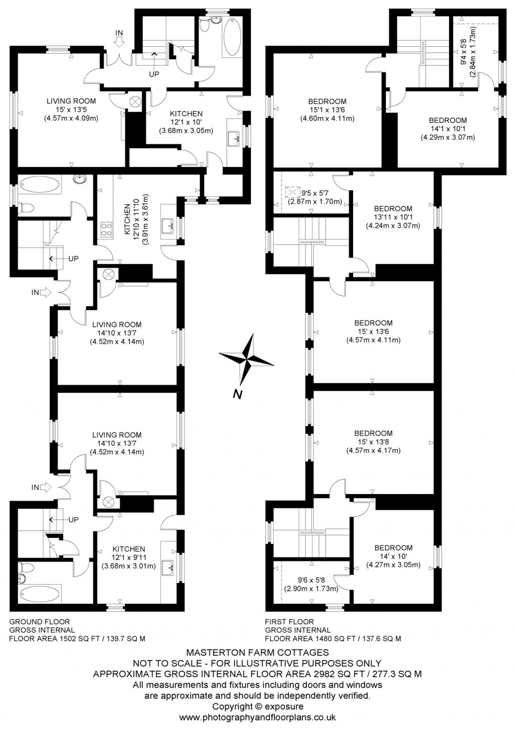 Floorplans For Masterton Farm Cottages, Masterton Farm Cottages, Masterton Road, Dunfermline, Fife