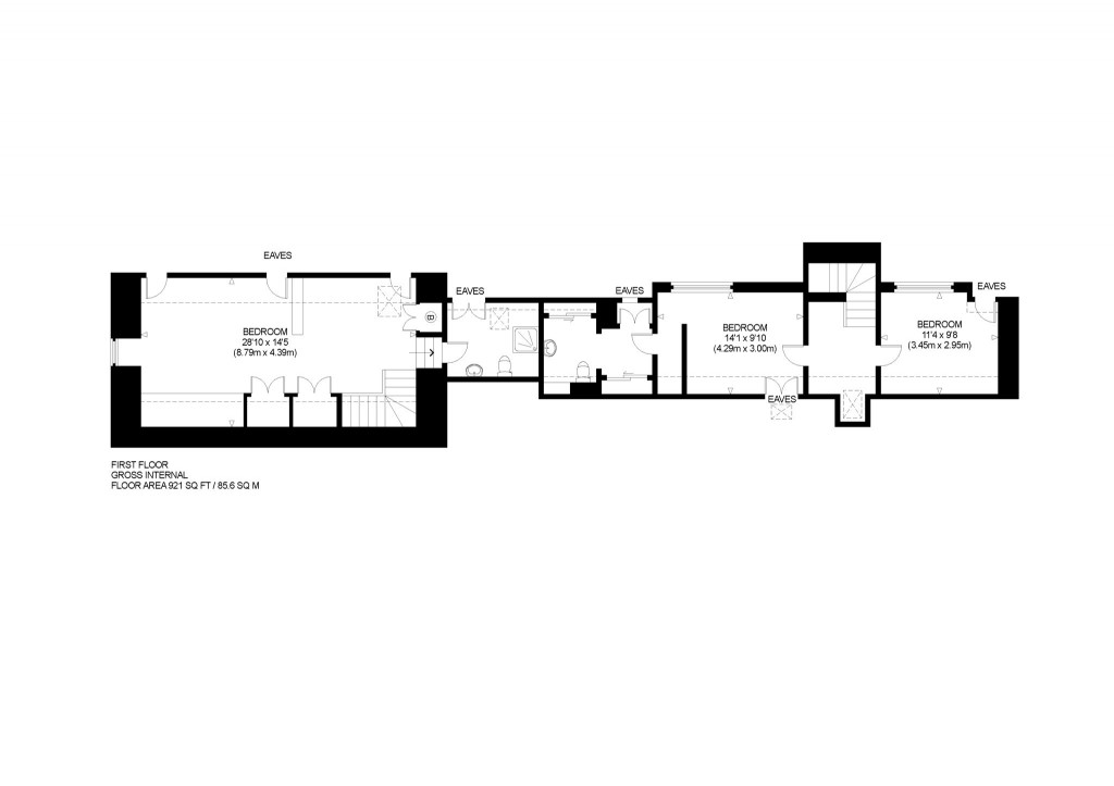 Floorplans For The Long Barn East, Pencaitland, Tranent, East Lothian