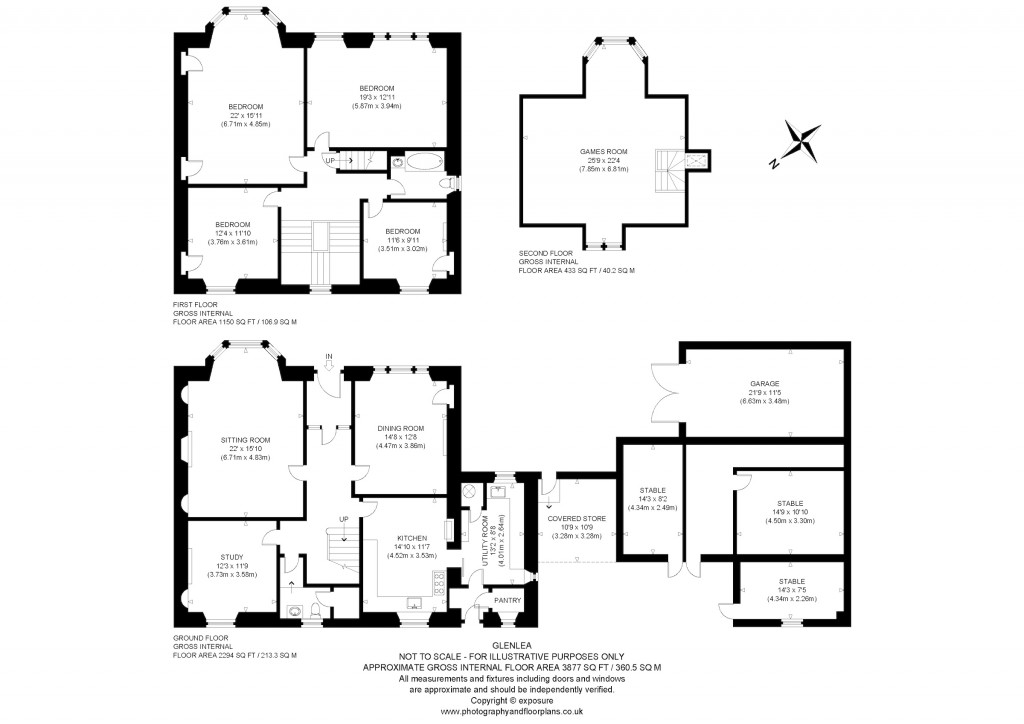 Floorplans For Glenlea, Glenlea, Lasswade, Midlothian