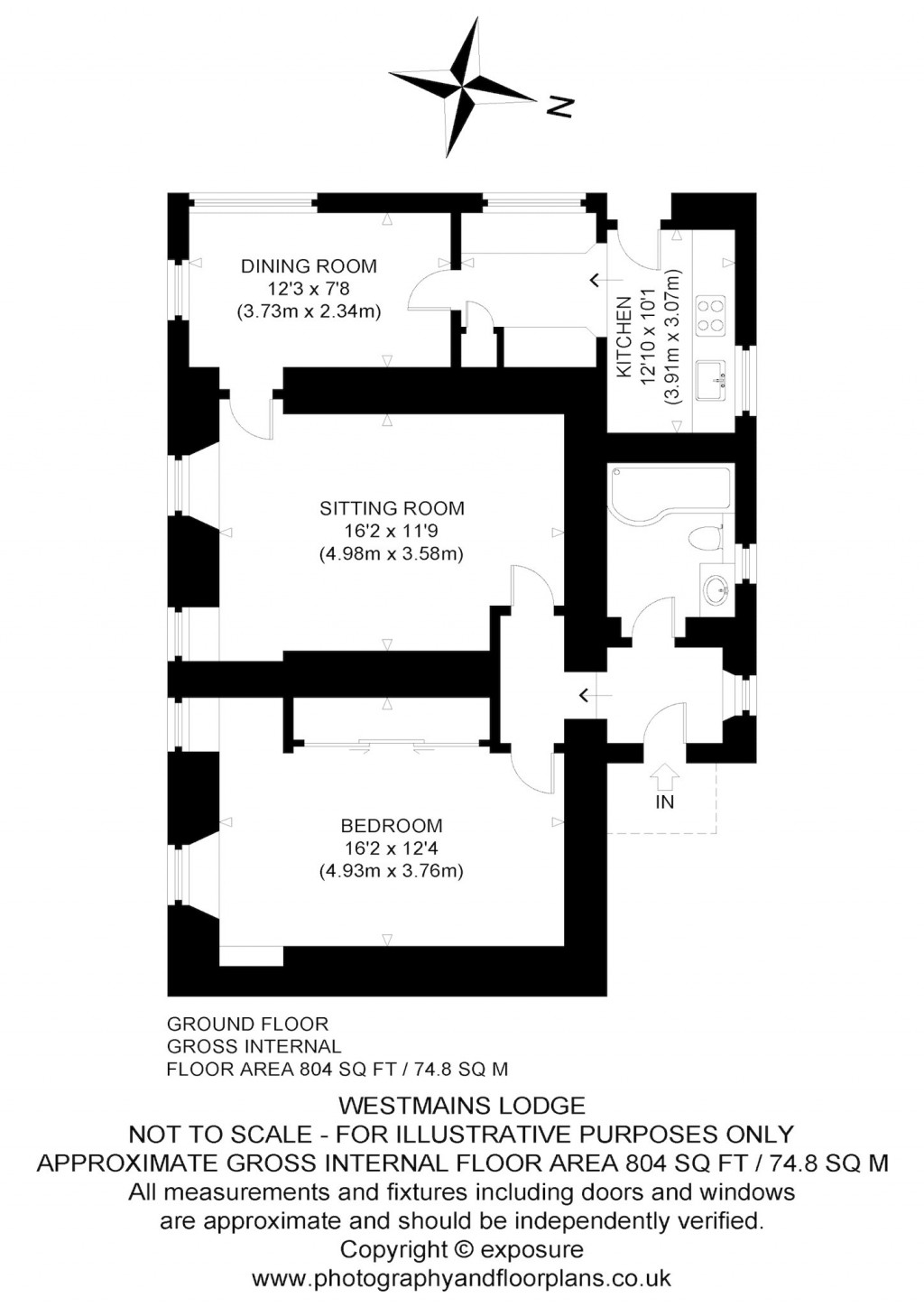 Floorplans For The Lodge, West Mains Of Huntingtower, Perth