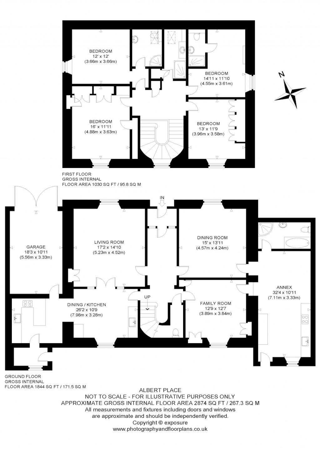 Floorplans For Albert Place, Stirling, Stirlingshire