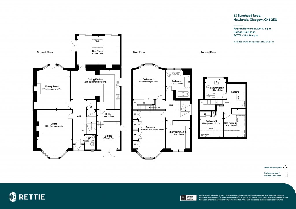 Floorplans For Burnhead Road, Newlands, Glasgow