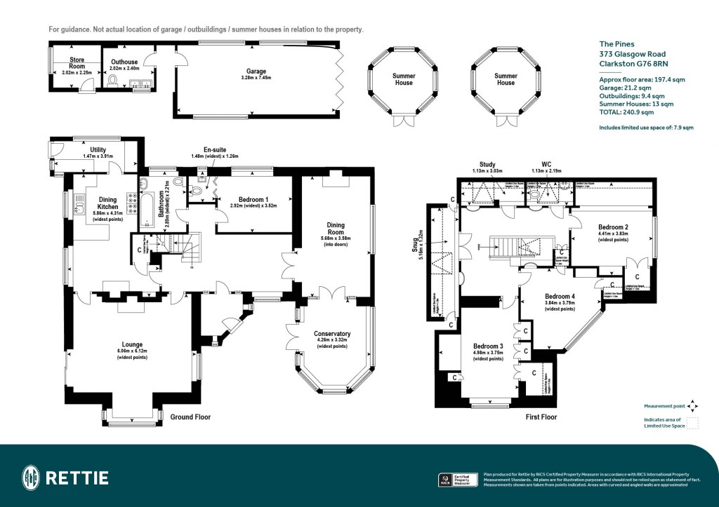 Floorplans For The Pines, Glasgow Road, Waterfoot, East Renfrewshire