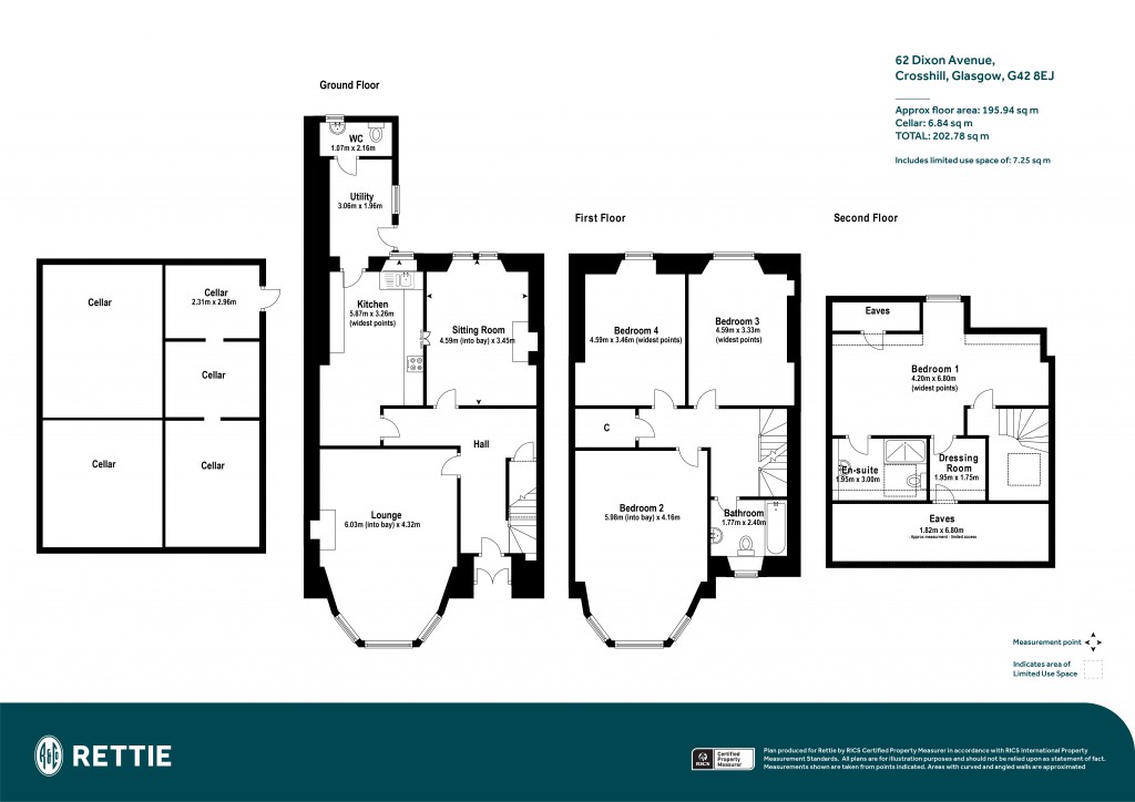 Floorplans For Dixon Avenue, Crosshill, Glasgow