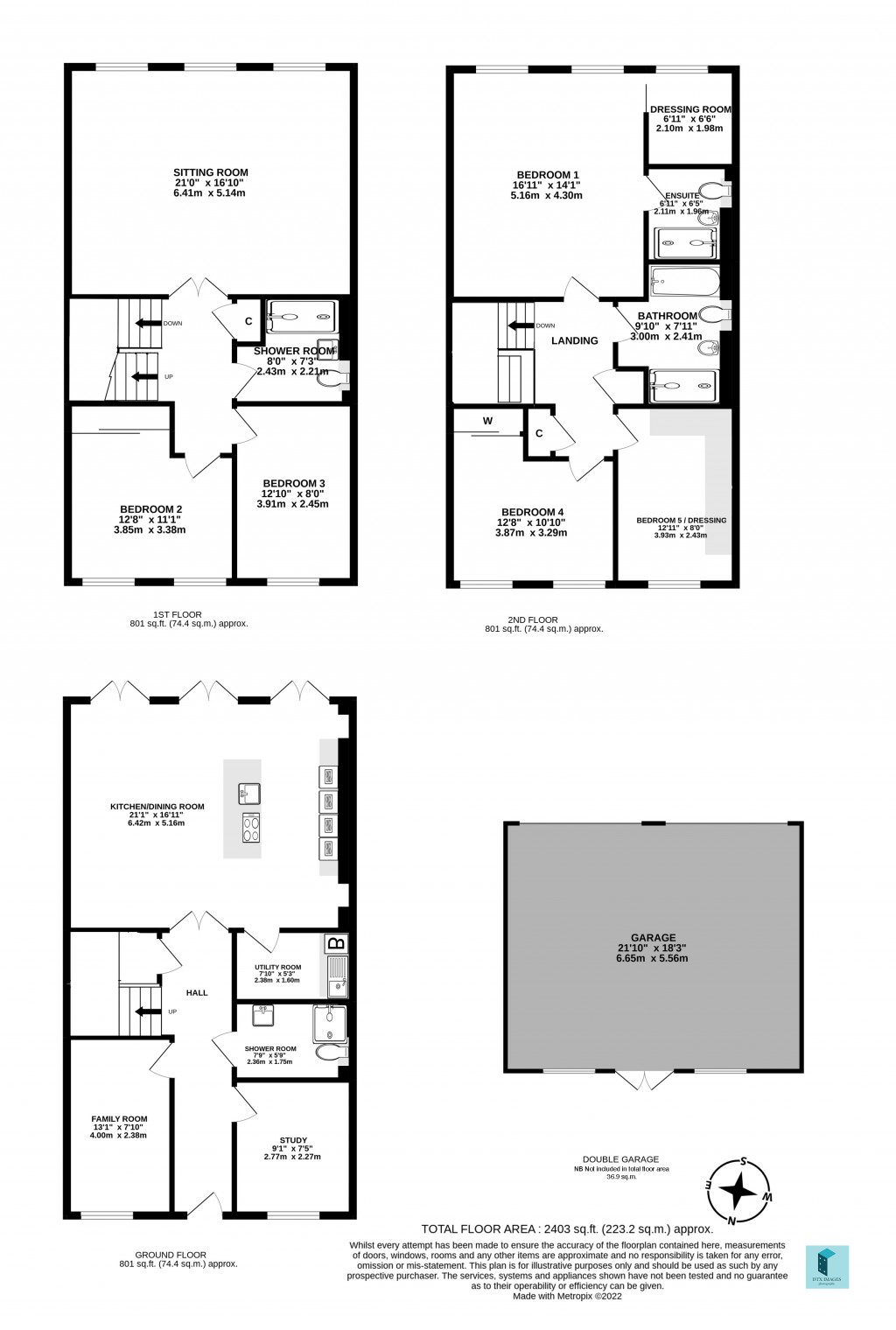 Floorplans For Orchard Row, Abbey Park Avenue, St. Andrews