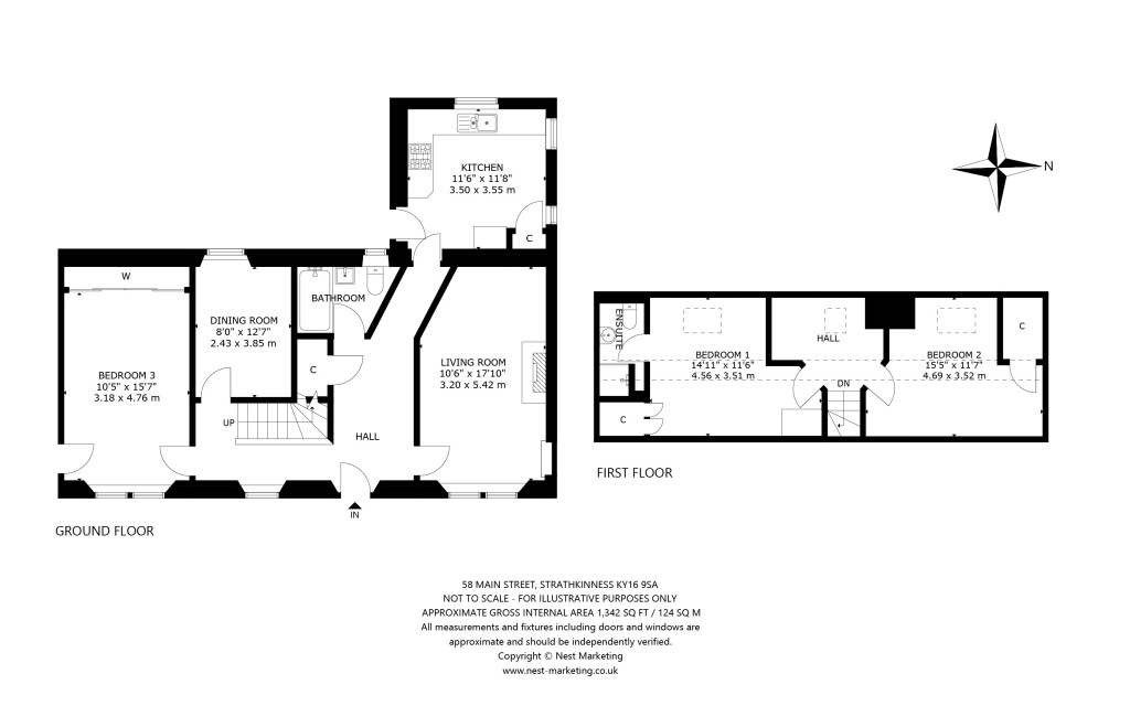 Floorplans For Main Street, Strathkinness, St. Andrews