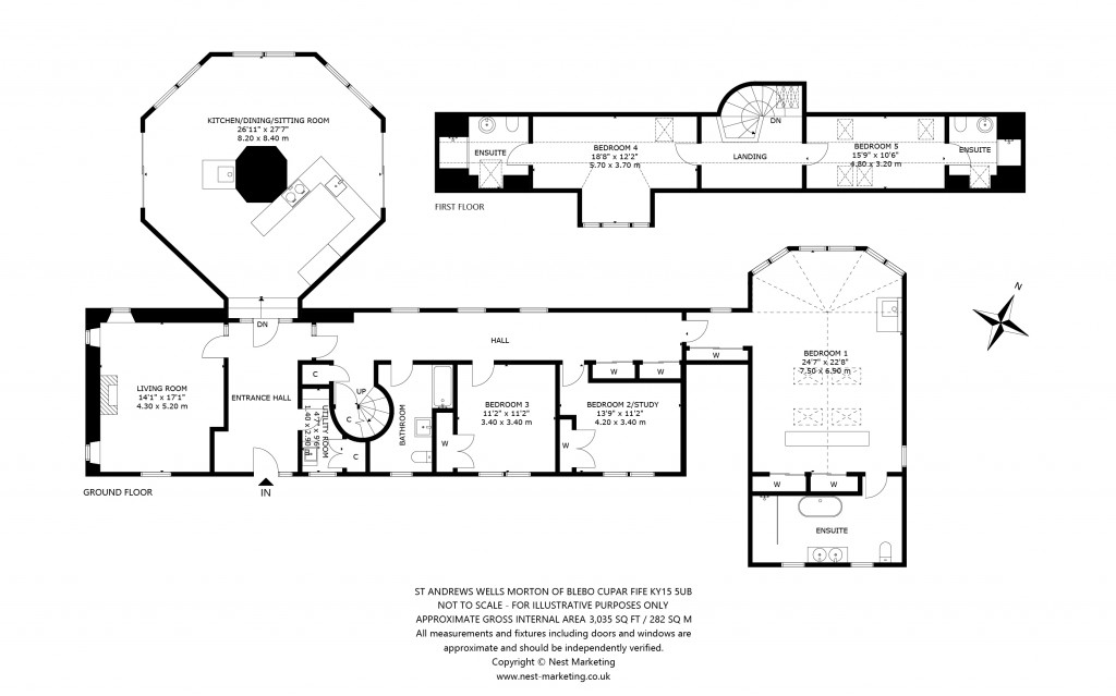 Floorplans For St. Andrews Wells, Morton Of Blebo, Cupar