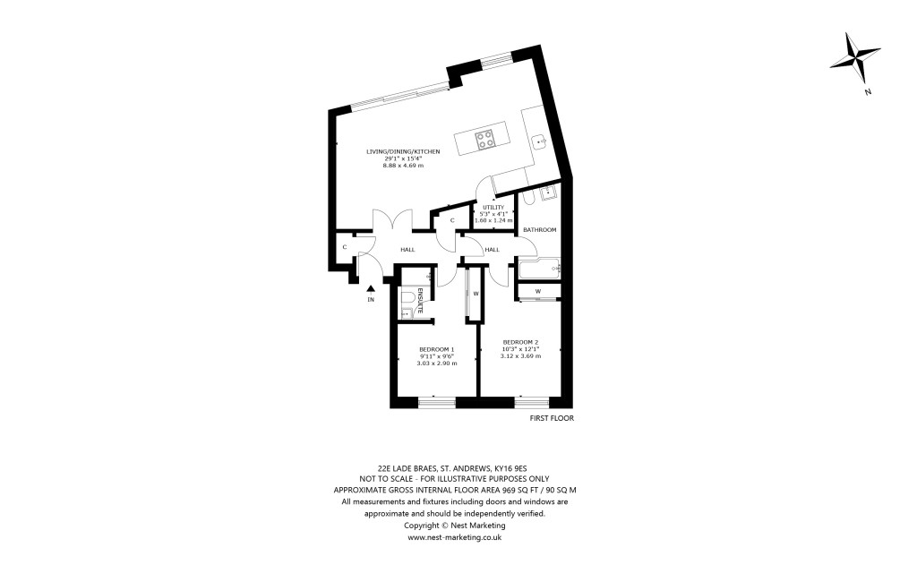 Floorplans For Lade Braes, St. Andrews