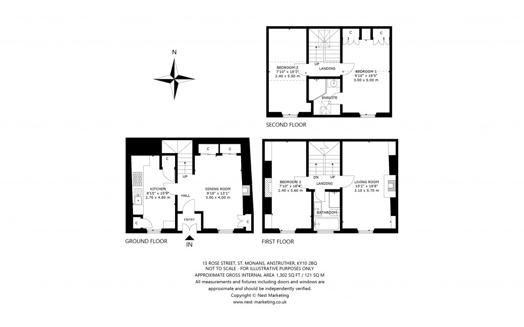 Floorplans For Rose Street, St. Monans, Anstruther