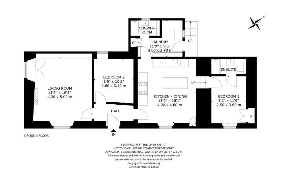 Floorplans For Eastfield, Toft, Elie, Leven