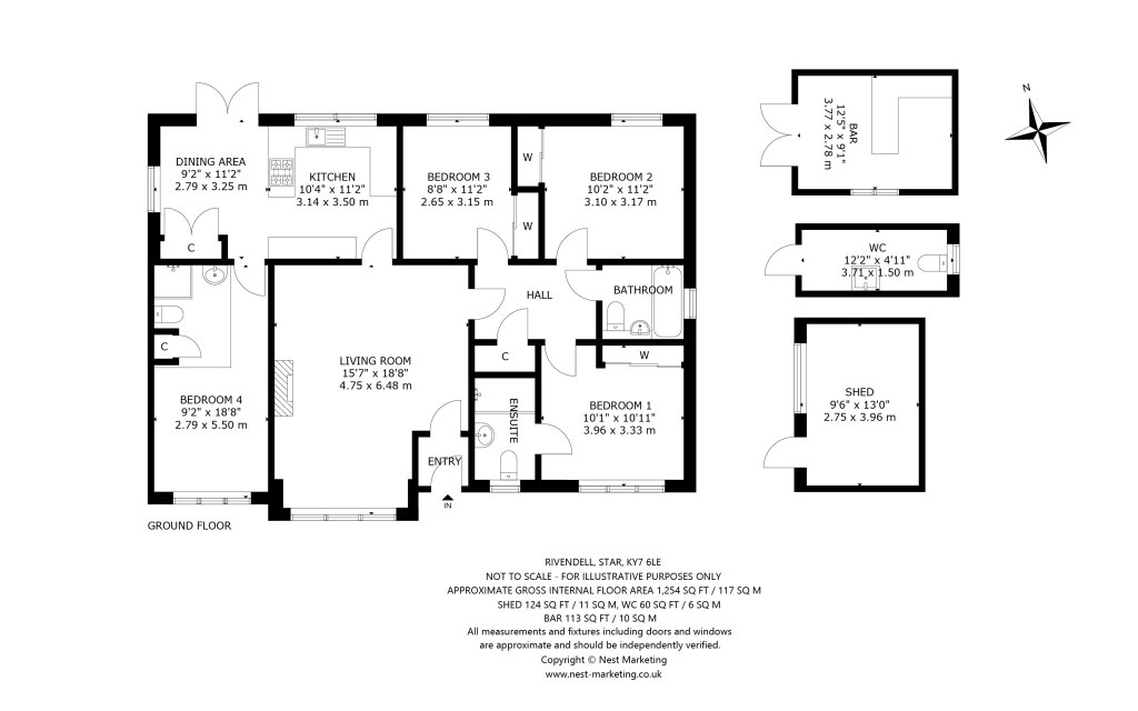 Floorplans For Rivendell, Star, Glenrothes