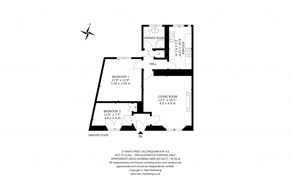 Floorplans For Midcroft, 27 Main Street, Kilconquhar, Leven