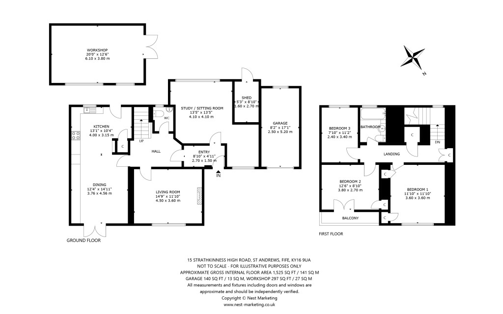 Floorplans For Strathkinness High Road, St. Andrews, Fife