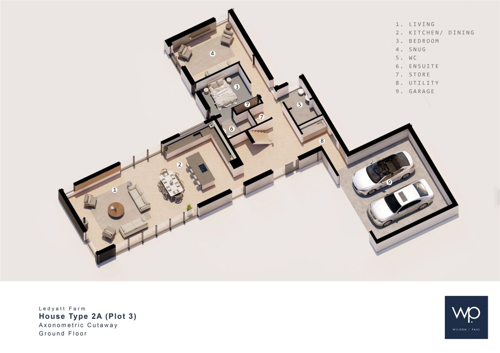 Floorplans For West Mains, Ledyatt Farm, Coupar Angus Road, By Lundie