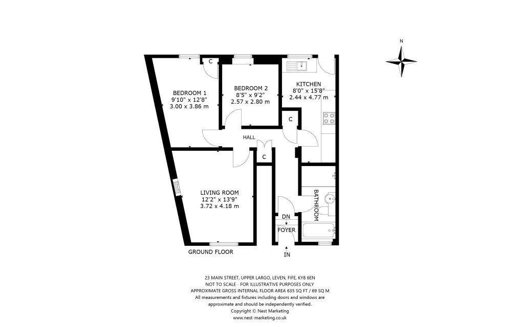 Floorplans For Main Street, Upper Largo, Leven, Fife