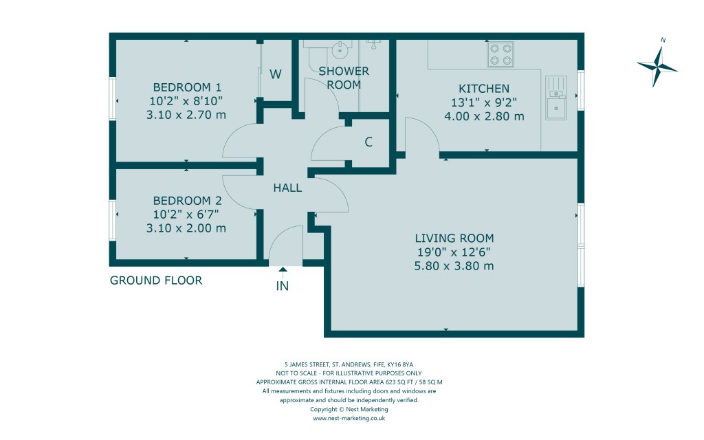 Floorplans For James Street, St. Andrews, Fife