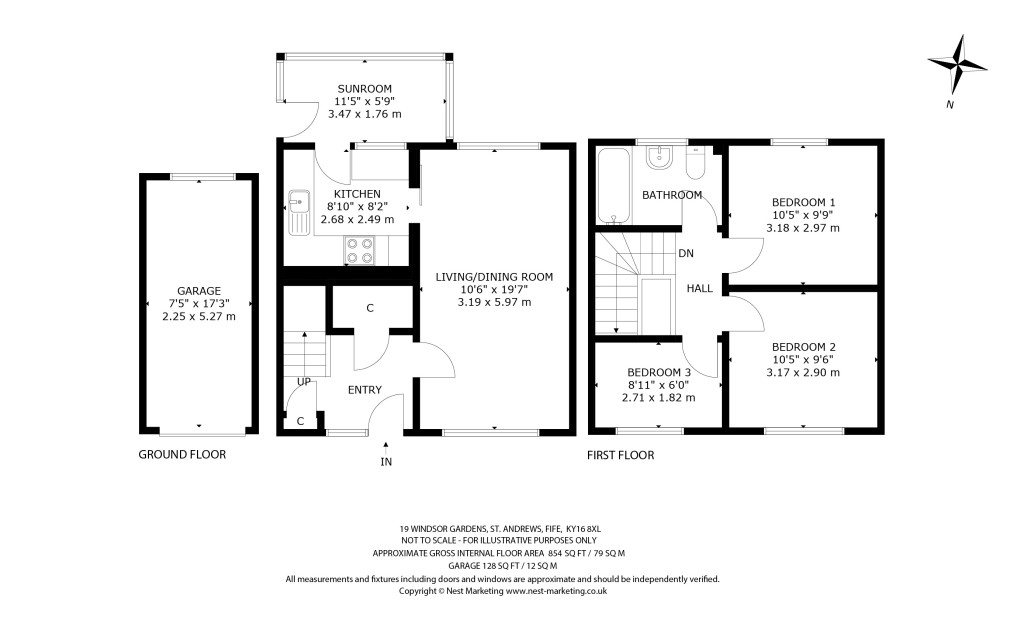 Floorplans For Windsor Gardens, St. Andrews, Fife