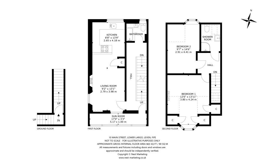 Floorplans For Main Street, Lower Largo, Leven, Fife