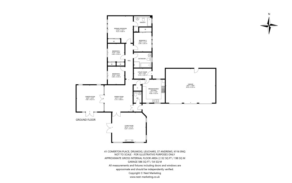 Floorplans For Comerton Place, Drumoig, Leuchars, St. Andrews