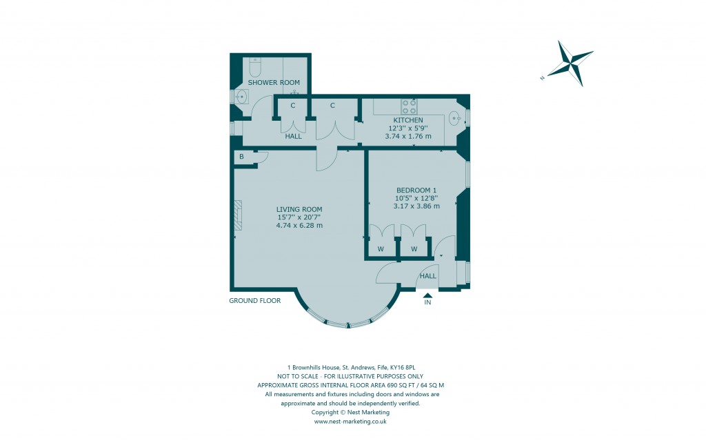 Floorplans For Brownhills House, St. Andrews, Fife