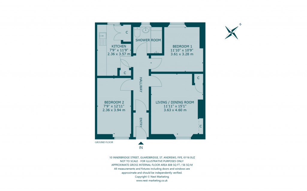 Floorplans For Innerbridge Street, Guardbridge, St. Andrews, Fife