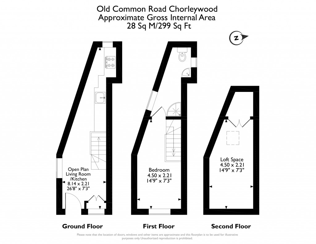 Floorplans For Old Common Road, Chorleywood, WD3