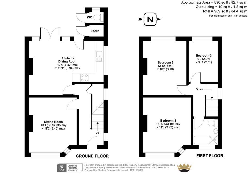 Floorplans For Marianne Close, Southampton, Hampshire, SO15