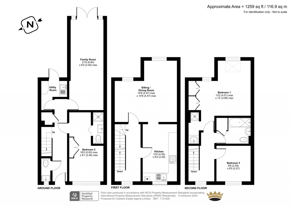 Floorplans For Captains Place, Terminus Terrace, Southampton, Hampshire, SO14