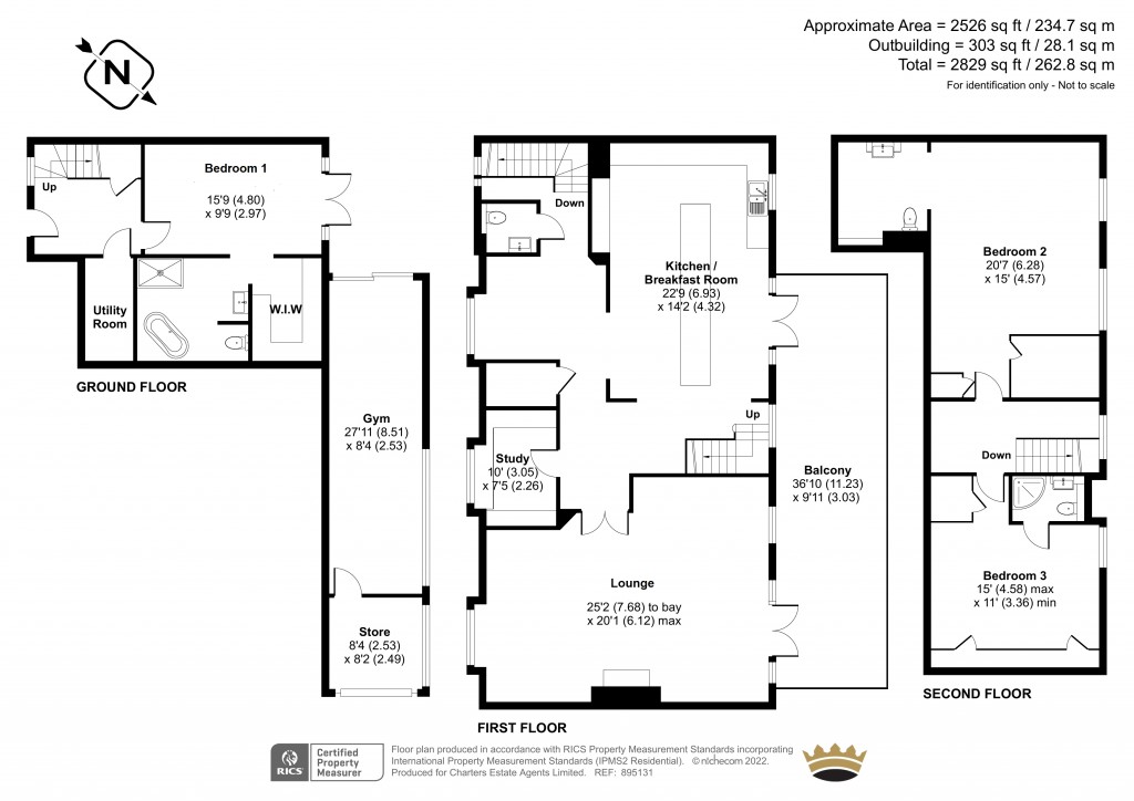 Floorplans For Bracken Hall, Bracken Place, Chilworth, Southampton, SO16