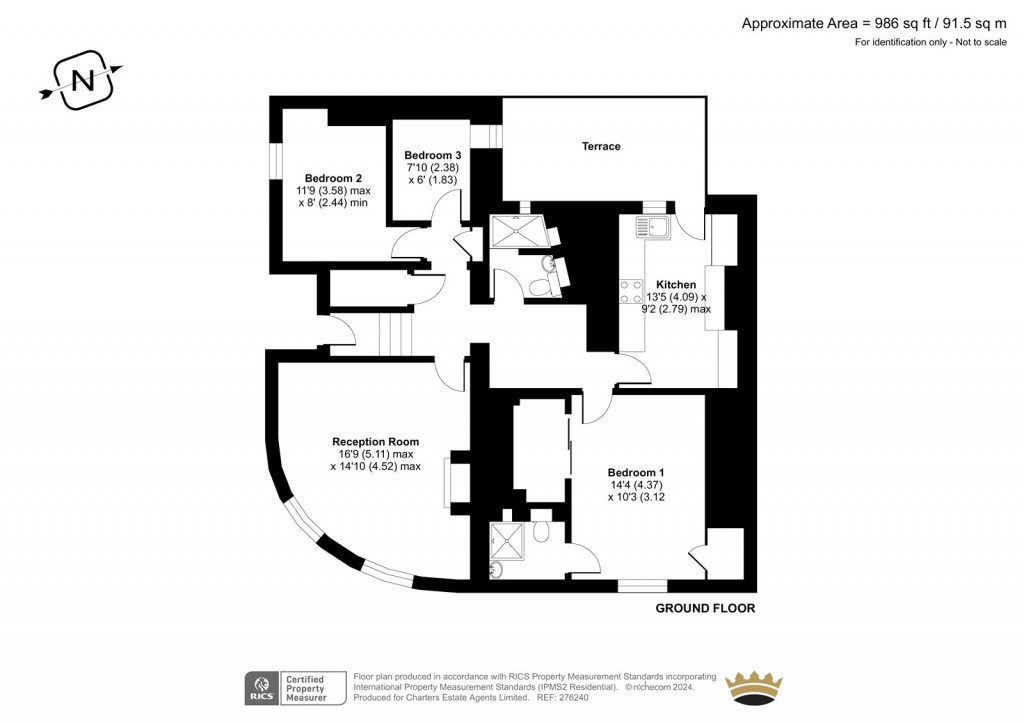 Floorplans For Clifton Terrace, Winchester, Hampshire, SO22