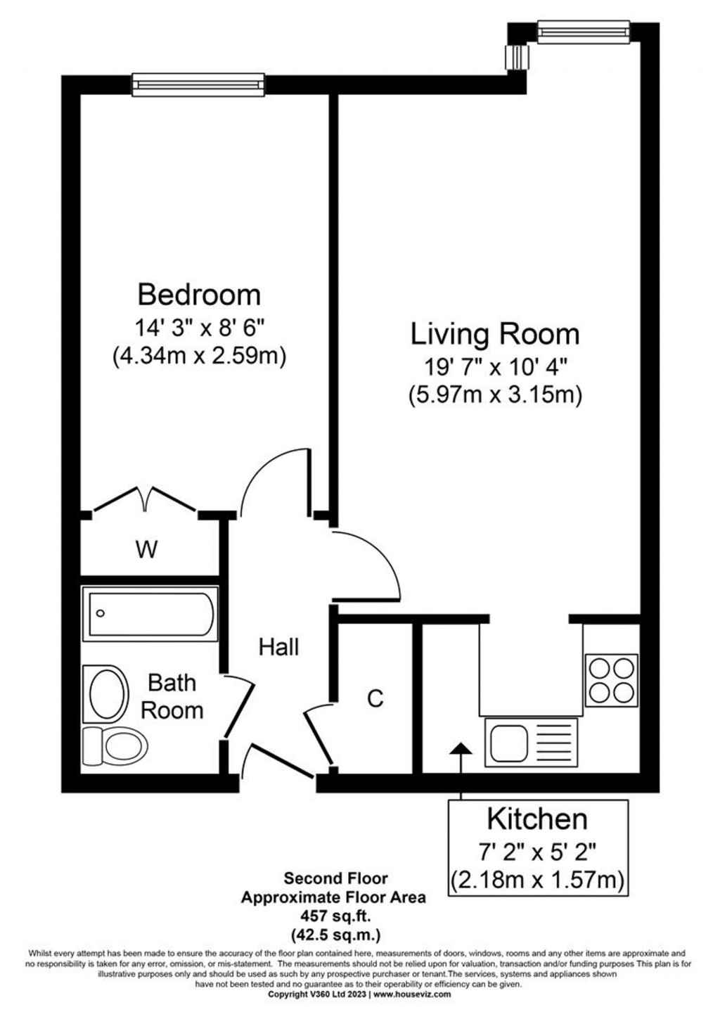 Floorplans For Stockbridge Road, Heather Court Stockbridge Road, PO19