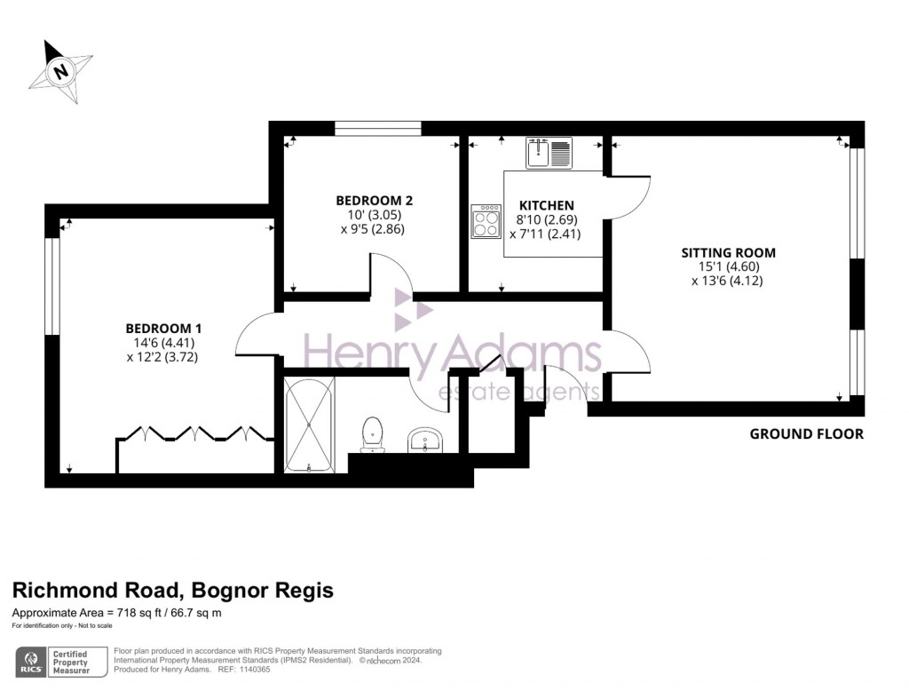 Floorplans For Richmond Road, Regis House Richmond Road, PO21