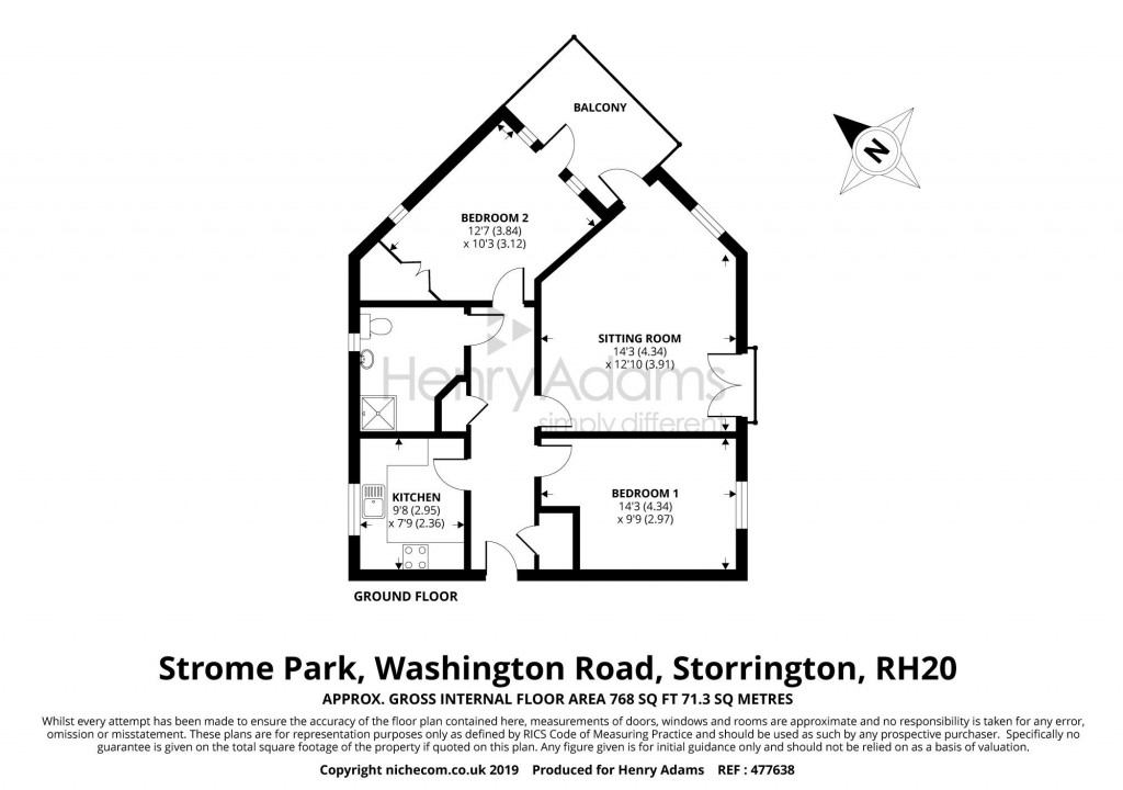 Floorplans For Washington Road, Storrington, RH20