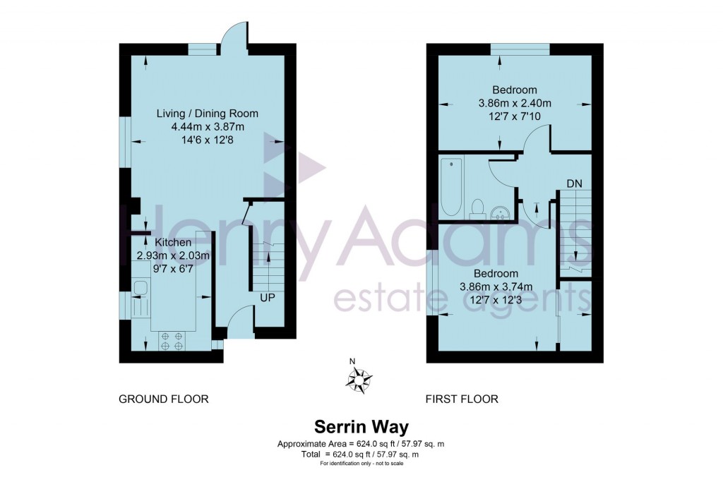 Floorplans For Serrin Way, Horsham, RH12