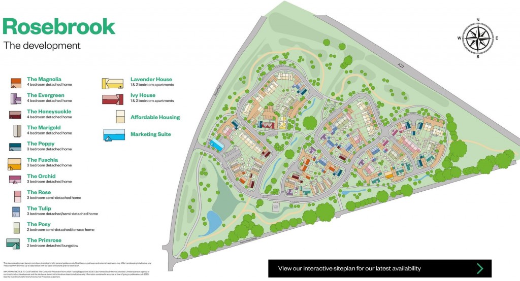 Floorplans For Rosebrook, Tawny Owl Way, PO18