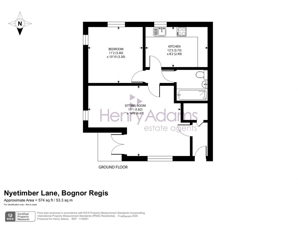 Floorplans For Nyetimber Lane, Bognor Regis, PO21